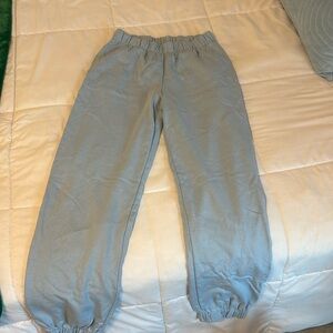 light blue brandy melville sweatpants